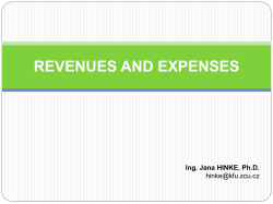 REVENUES AND EXPENSES