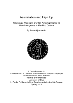 Assimilation and Hip-Hop - DUO