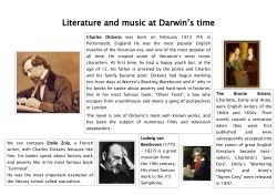 The litterature at Darwin`s time
