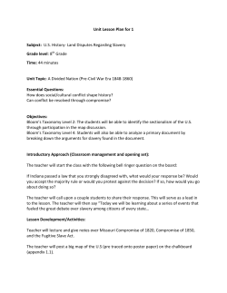 Unit Lesson Plan for 1