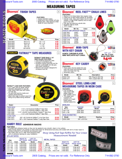 measuring tapes - Discount Tools