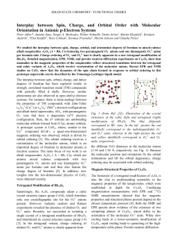 Interplay between Spin, Charge, and Orbital Order with Molecular