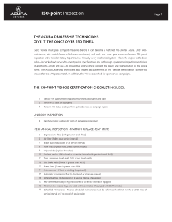 150-point Inspection