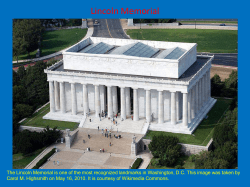 Lincoln Memorial PDF