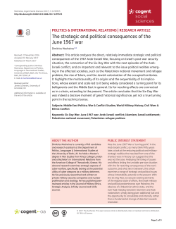 The strategic and political consequences of the June