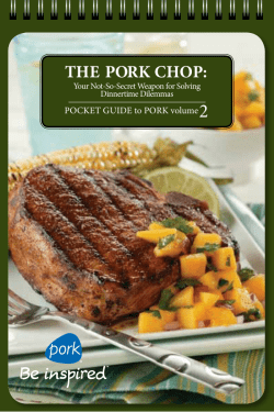 THE pork CHop - Pork Be Inspired