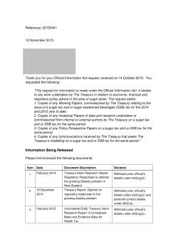 Official Information Act Response 20150441