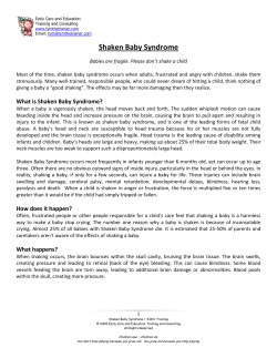 Shaken Baby Syndrome