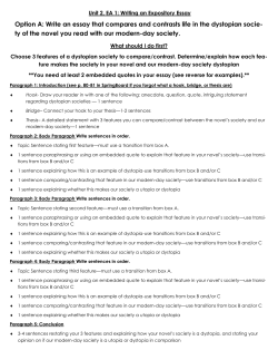 Option A: Write an essay that compares and contrasts life in the