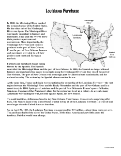 Louisiana Purchase - Reading