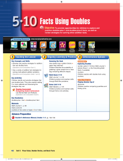 Facts Using Doubles