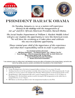 PRESIDENT BARACK OBAMA