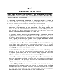 Appendix B Employment and Effects of Weapons