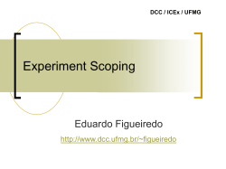 Experiment Scoping