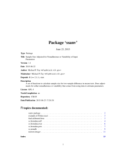 Package `ssanv`
