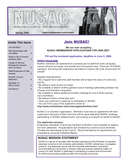 Summer 2006 - Northwestern University