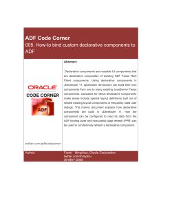 ADF Code Corner: How-to bind custom declarative
