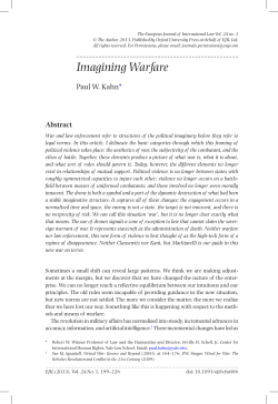 Imagining Warfare - Oxford Academic