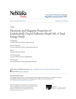 Electronic and Magnetic Properties of Endohedrally Doped