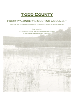 Priority Concerns Scoping Document