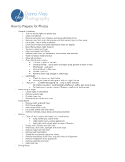 How to Prepare for Photos