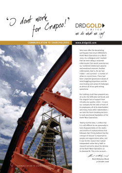 Full communication to shareholders