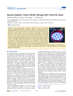 Beyond Graphitic Carbon Nitride: Nitrogen-Rich Penta