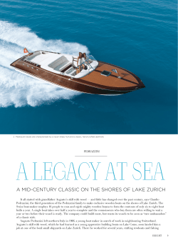 A mid-century clAssic on the shores of lAke Zurich