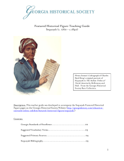 Sequoyah - Georgia Historical Society