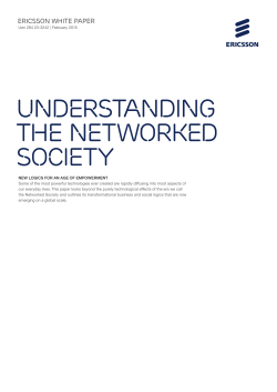 Understanding the Networked Society &ndash; new logics for an