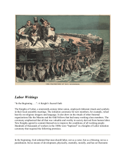 Labor Writings - America Singing