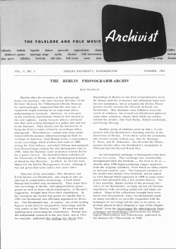 the berlin phonogramm-archiv