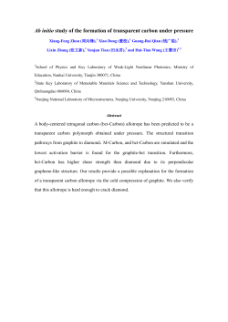 Ab initio study of the formation of transparent carbon under pressure