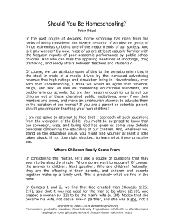 Should You Be Homeschooling?