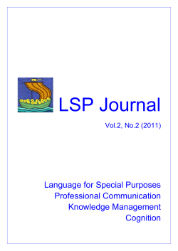 LSP Journal - Journal of Business Anthropology