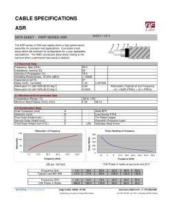 ASR Datasheet