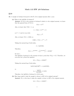 Math 113 HW #8 Solutions