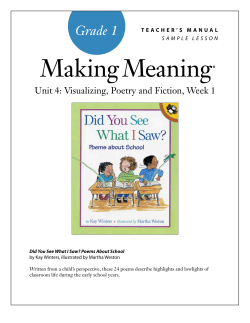 lesson - Center for the Collaborative Classroom