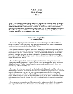 Adolf Hitler Mein Kampf (1926)