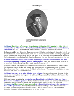Calvinism (HA)
