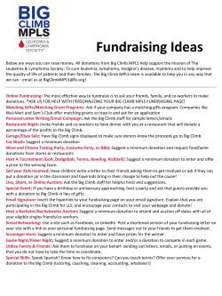 Fundraising Ideas
