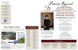 An Evening with Colonial Williamsburg`s Patrick Henry