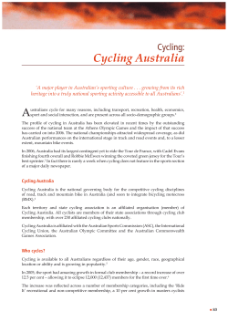 Cycling Australia - Australian Human Rights Commission