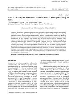 Contributions of Zoological Survey of India