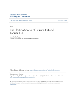 The Electron Spectra of Cesium-134 and Barium-131.
