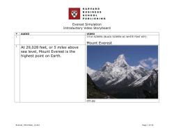 Mount Everest At 29028 feet, or 5 miles above sea level