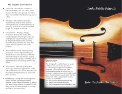 Jenks Public Schools Join the Jenks Orchestra