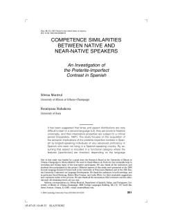 competence similarities between native and