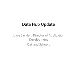 TRIG Data Hub update