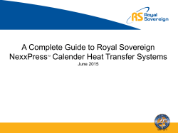 Royal Sovereign RHCI-2135 77" Calender Heat